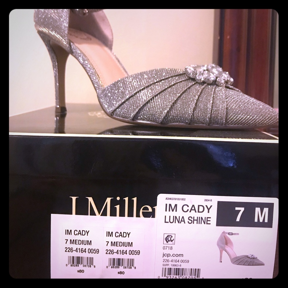 I. Miller 7M bridal heels